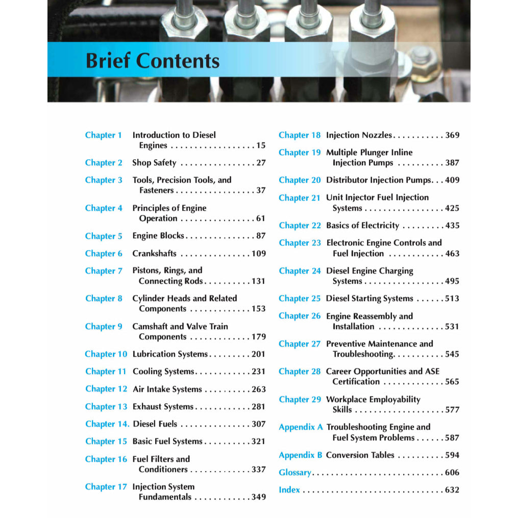 DIESEL TECHNOLOGY FUNDAMENTALS, SERVICE, REPAIR - ANDREW NORMAN, 8TH ED., 2016 - Image 3