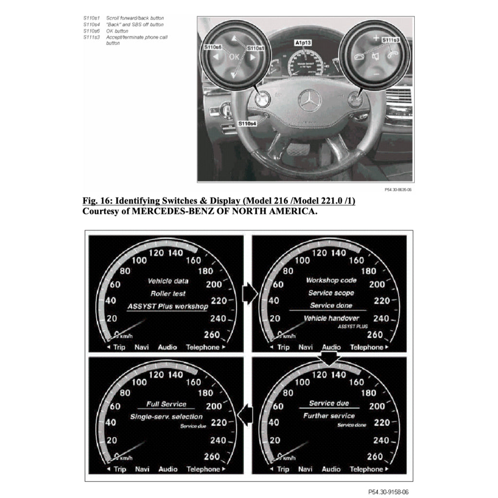 MERCEDES-BENZ W221 (2006-2013) SERVICE WORKSHOP MANUAL - Image 9