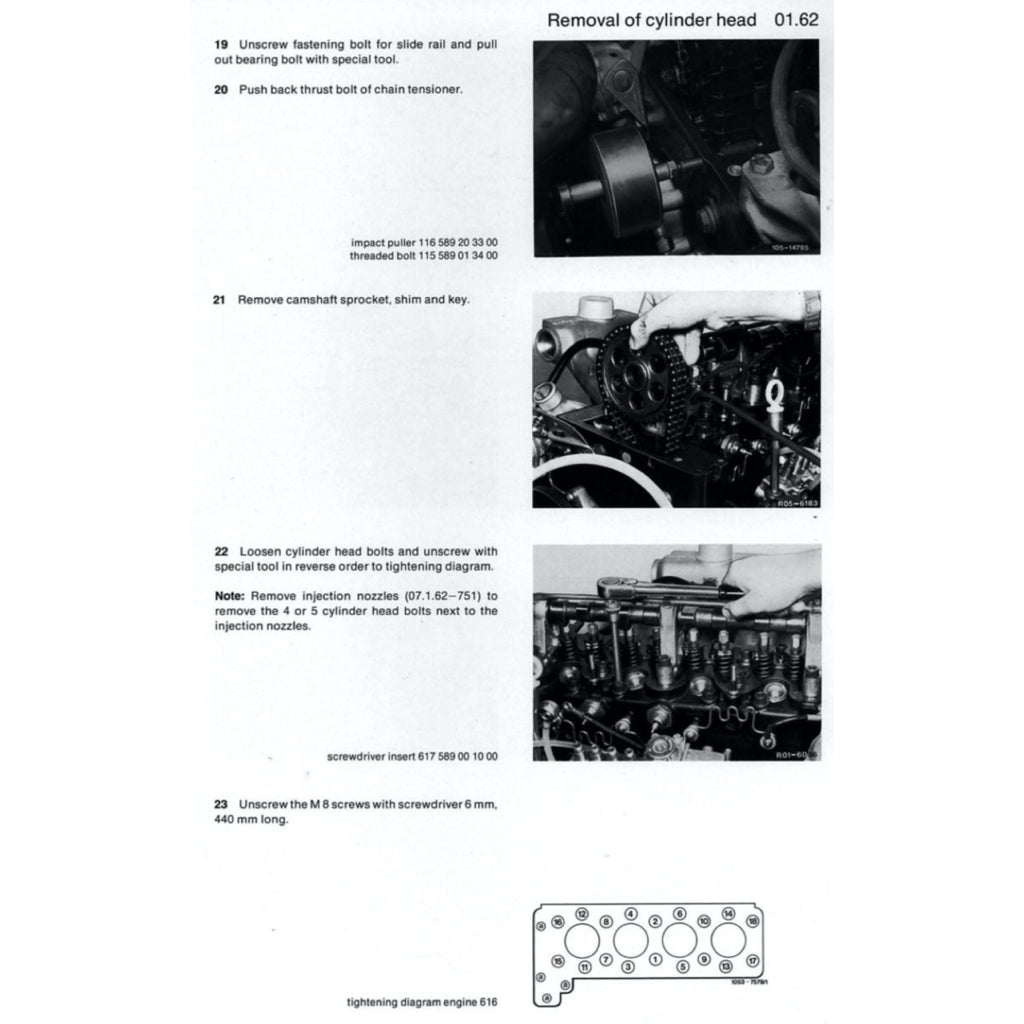 MERCEDES-BENZ ENGINE OM615 / 616 /617 SERVICE REPAIR MANUAL - Image 7