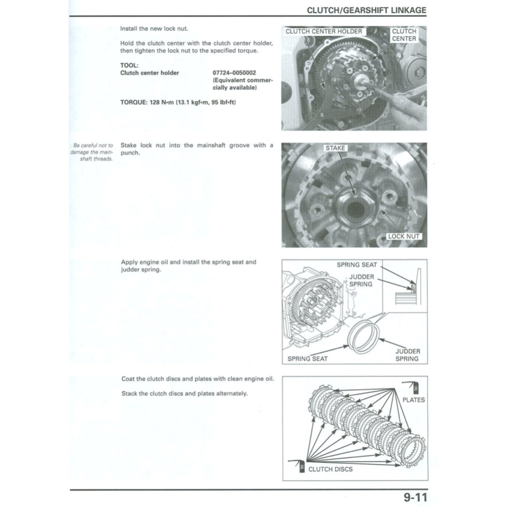HONDA CB900F 919 HORNET (2002-2007) SERVICE WORKSHOP MANUAL + OWNER MANUAL - Image 5