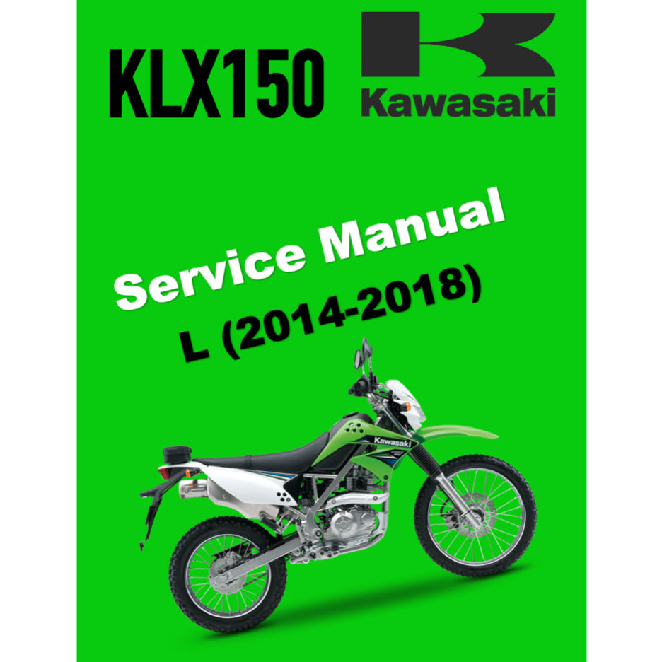 KAWASAKI KLX150L (2014-2018) SERVICE WORKSHOP MANUAL +PARTS CATALOGUE + OWNER'S MANUAL - Image 2
