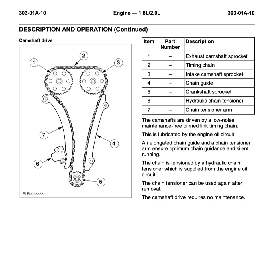 FORD MONDEO MK3 (2000-2007) SERVICE WORKSHOP MANUAL - Image 4