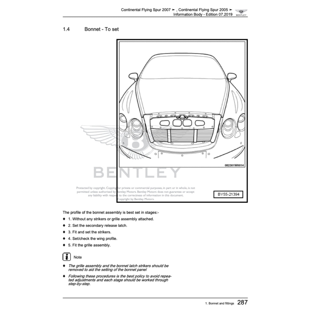 BENTLEY CONTINENTAL FLYING SPUR W12 (2005-2013) SERVICE WORKSHOP MANUAL - Image 4