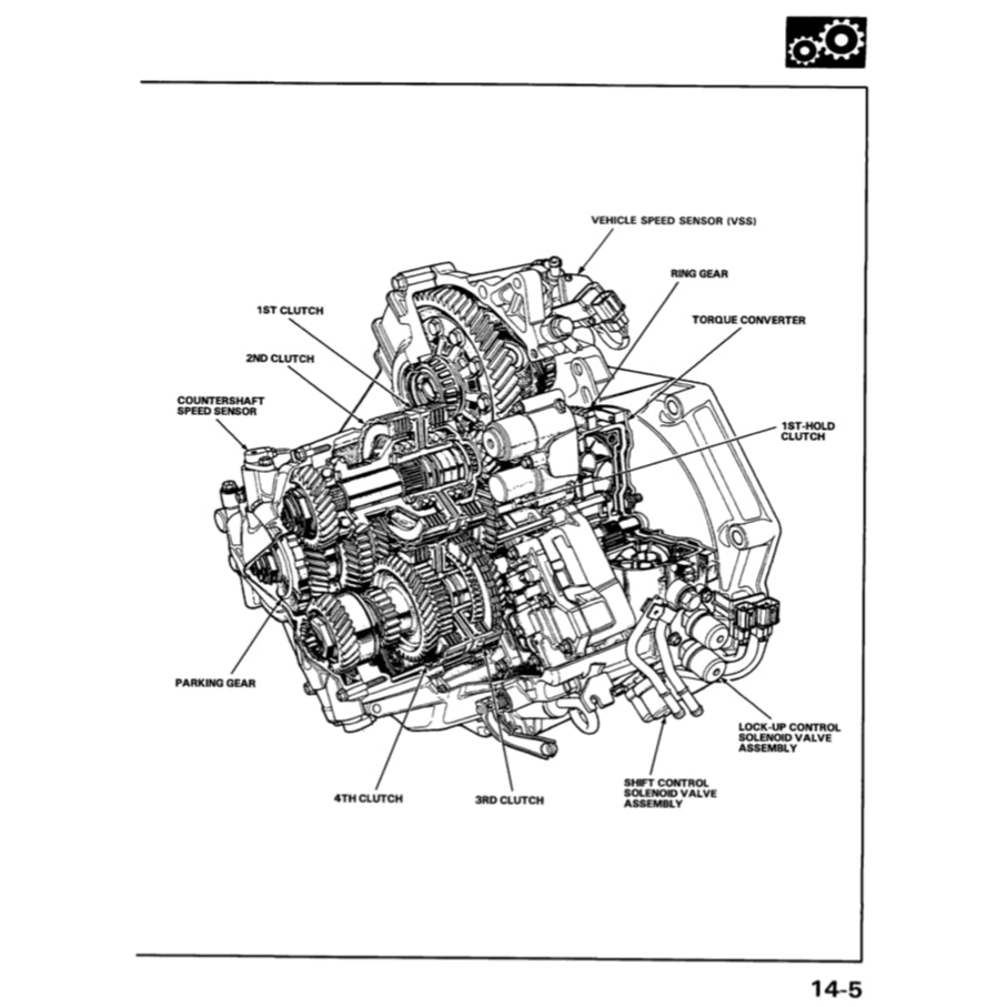 HONDA ACCORD 5 CC/CE (1993-1998) SERVICE WORKSHOP MANUAL - Image 5