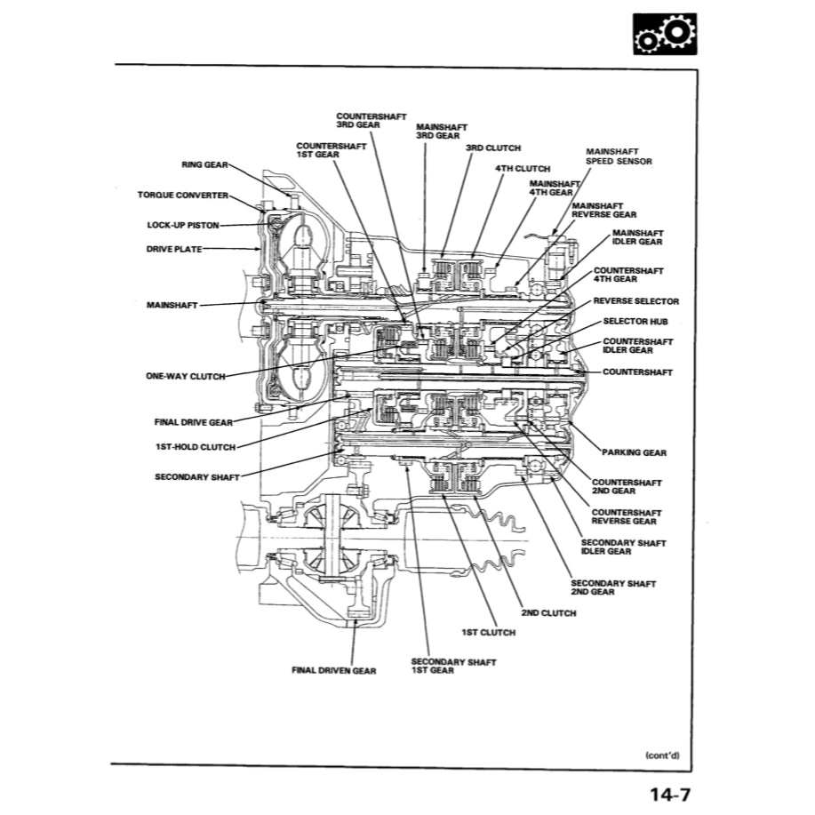 HONDA ACCORD 5 CC/CE (1993-1998) SERVICE WORKSHOP MANUAL - Image 6