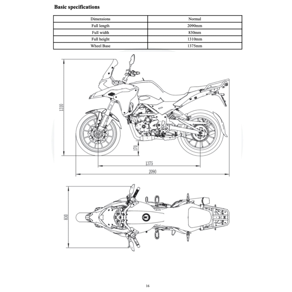 BENELLI TRK 251 (2019+) SERVICE WORKSHOP MANUAL + PARTS CATALOGUE + OWNER MANUAL - Image 4
