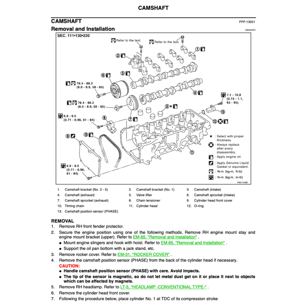 NISSAN MICRA MARCH K12 (2002-2010) SERVICE WORKSHOP MANUAL - Image 8