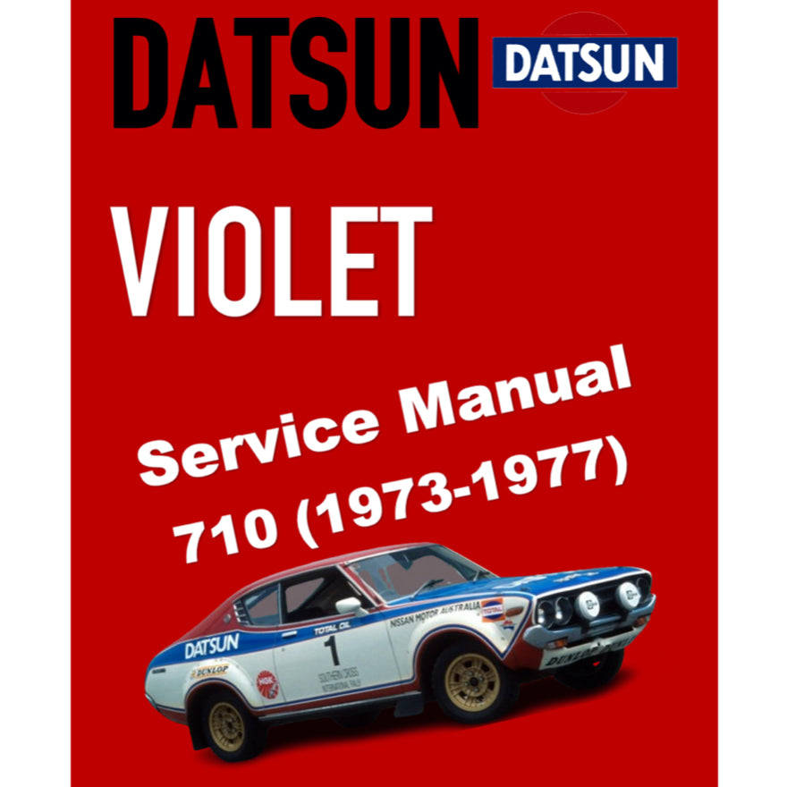 DATSUN VIOLET 710 (1973-1977) SERVICE WORKSHOP MANUAL - Image 2