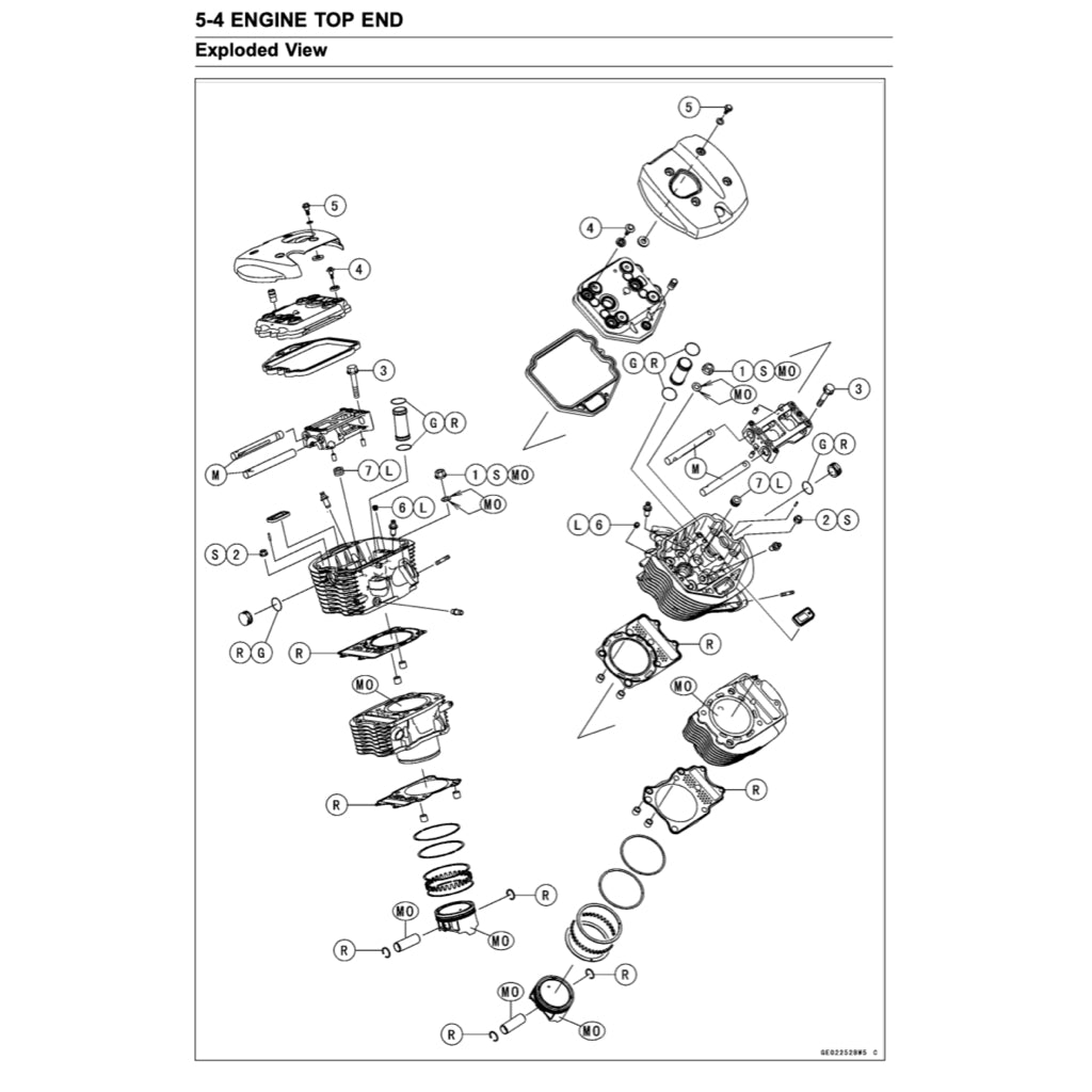 KAWASAKI VULCAN 900 VN900 (2006+) SERVICE WORKSHOP MANUAL + PARTS CATALOGUE + OWNER'S MANUAL - Image 6