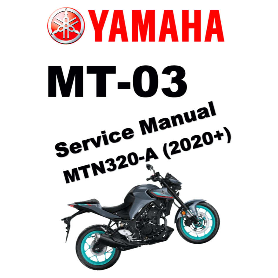 YAMAHA MT-03 / MT-25 / MT25 V2 (2020+) SERVICE WORKSHOP MANUAL + OWNER'S MANUAL