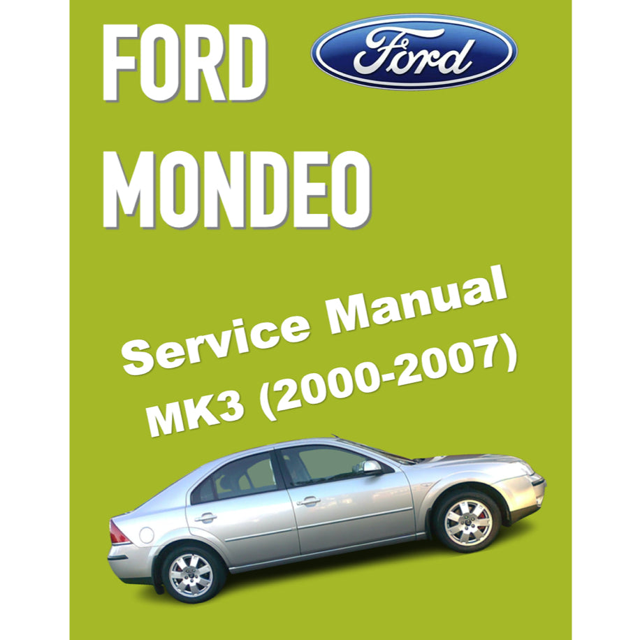 FORD MONDEO MK3 (2000-2007) SERVICE WORKSHOP MANUAL - Image 2