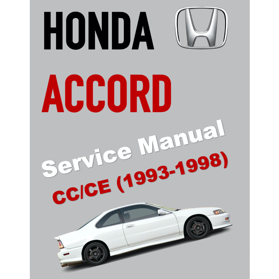 HONDA ACCORD 5 CC/CE (1993-1998) SERVICE WORKSHOP MANUAL - Image 2