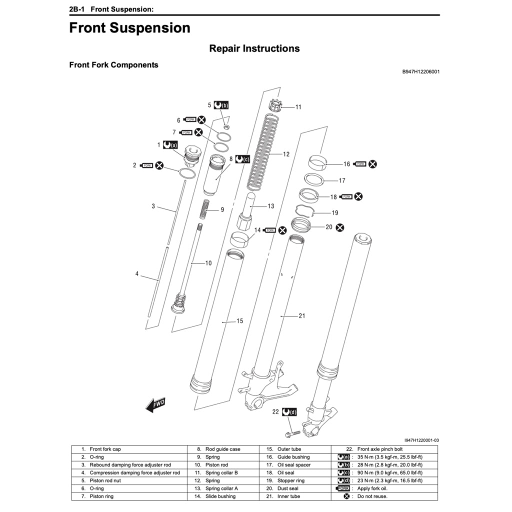 SUZUKI GSX-R 1000 K9/L0/L1 (2009-2016) SERVICE WORKSHOP MANUAL - Image 8