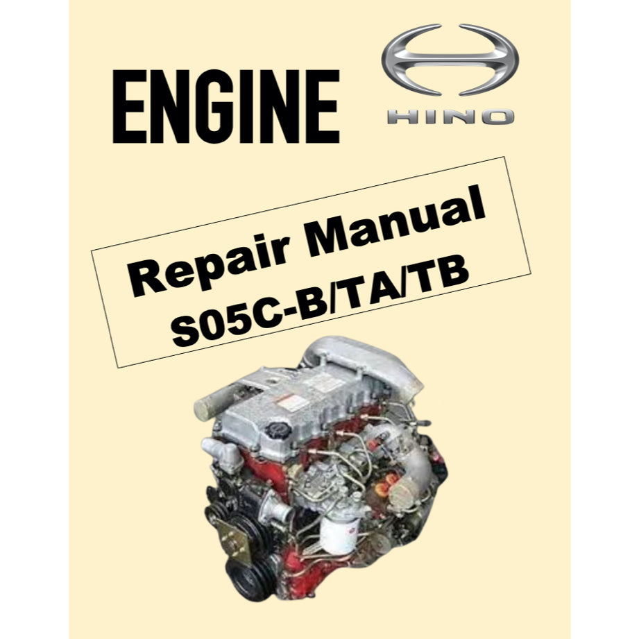HINO ENGINE SC05C B/TA/TB WORKSHOP SERVICE REPAIR MANUAL