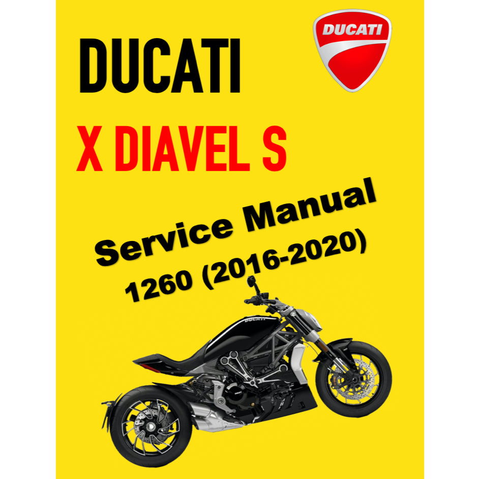DUCATI X DIAVEL S 1260 (2016-2020) SERVICE WORKSHOP MANUAL + PARTS CATALOGUE + OWNER'S MANUAL - Image 2