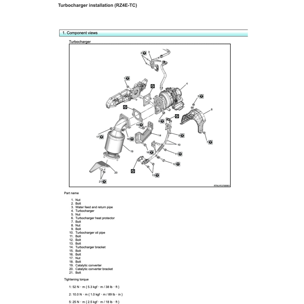 ISUZU ENGINE RZ4E-TC SERVICE WORKSHOP MANUAL - Image 10