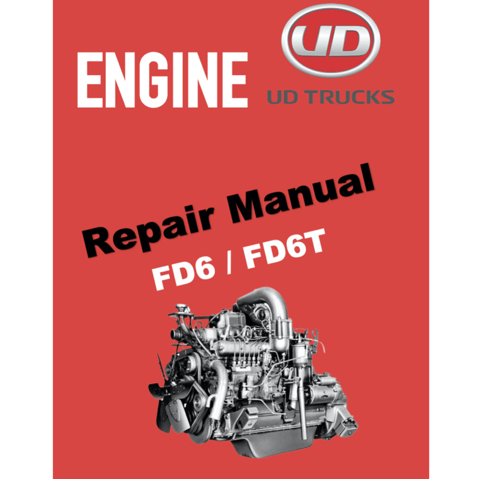NISSAN UD DIESEL ENGINE FD6 / FD6T SERVICE REPAIR MANUAL - Image 2
