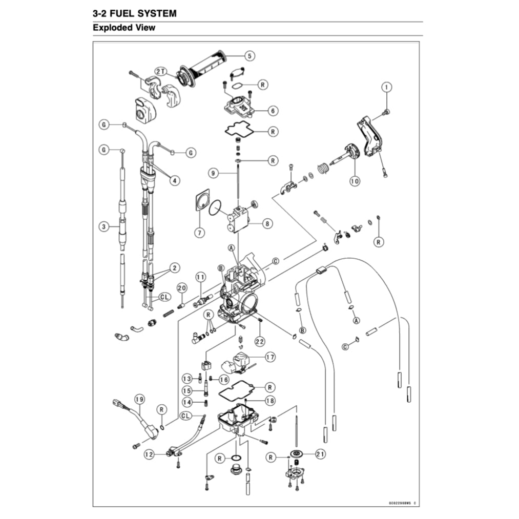 KAWASAKI KLX450R KLX 450R (2008-2016) SERVICE WORKSHOP MANUAL + PARTS CATALOGUE +OWNER'S MANUAL - Image 9