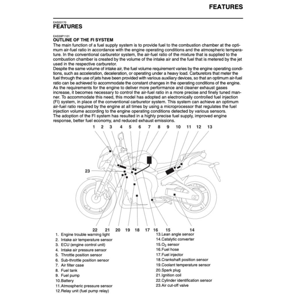 YAMAHA FZ8N FZ8 FAZER8 FAZER 8 (2010-2015) SERVICE WORKSHOP MANUAL + OWNER'S MANUAL - Image 5