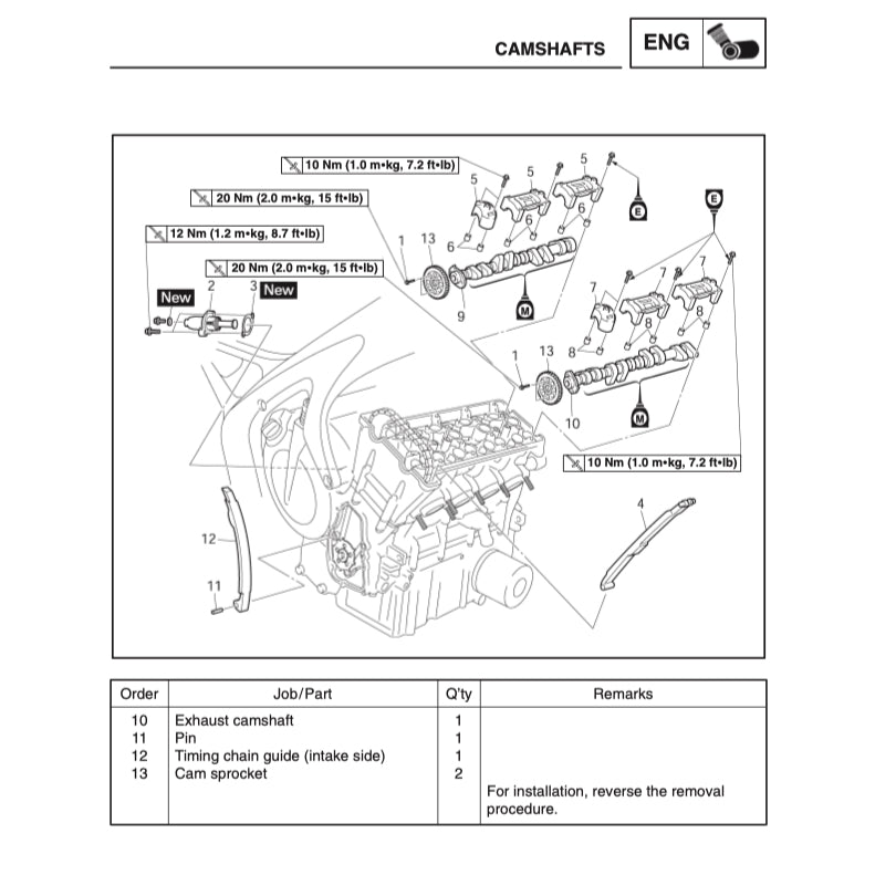 YAMAHA FZ6 FAZER6 FAZER 6 (2004-2009) SERVICE WORKSHOP MANUAL + PARTS CATALOGUE + OWNER'S MANUAL - Image 5