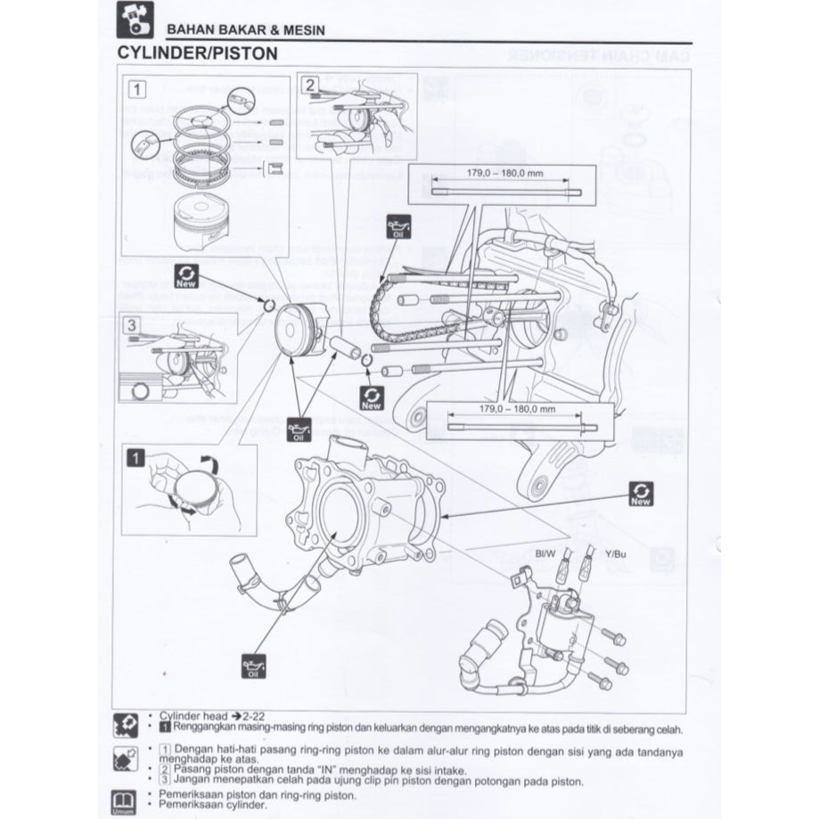 HONDA VARIO 150 VARIO150 CBT (2018+) SERVICE WORKSHOP MANUAL + PARTS CATALOGUE + OWNER'S MANUAL - BAHASA INDONESIA - Image 7