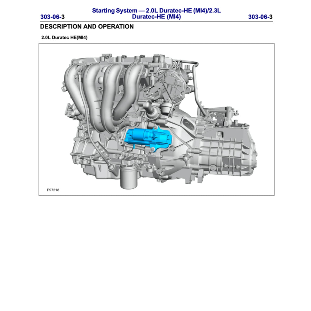 FORD MONDEO MK4 (2007-2014) SERVICE WORKSHOP MANUAL - Image 4