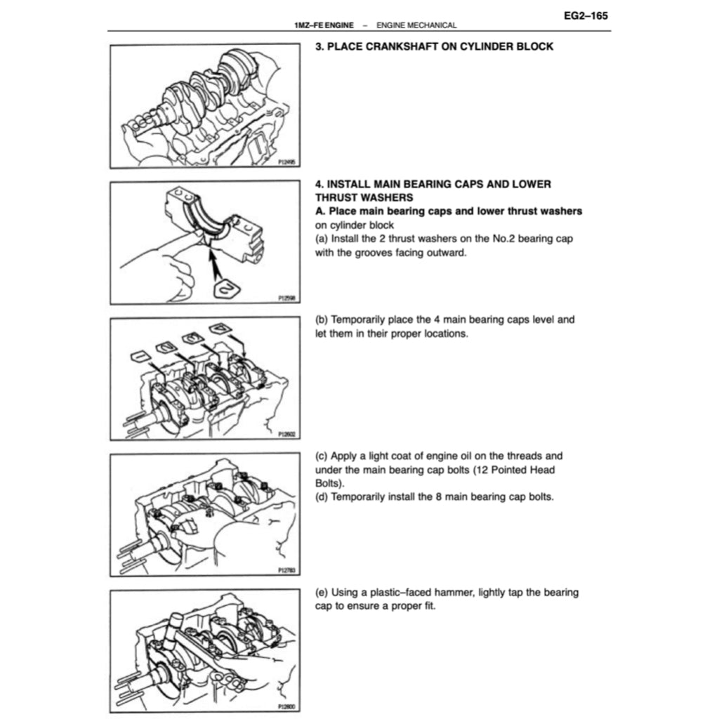 TOYOTA ENGINE 1MZ-FE SERVICE REPAIR WORKSHOP MANUAL - Image 7