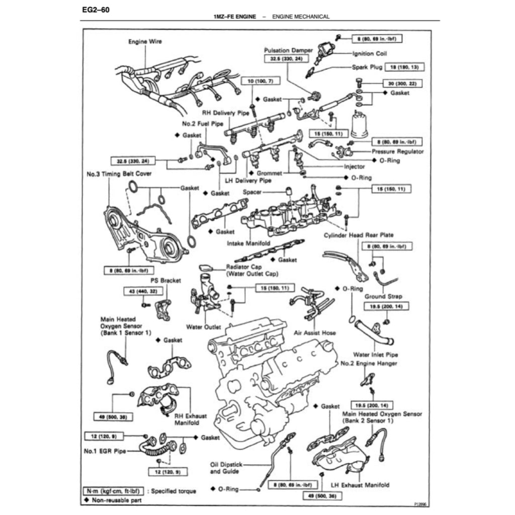 TOYOTA ENGINE 1MZ-FE SERVICE REPAIR WORKSHOP MANUAL - Image 8