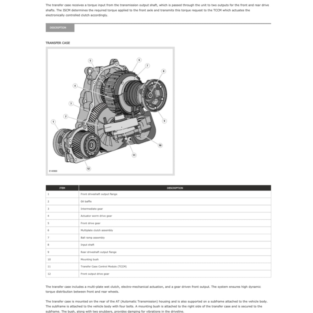 JAGUAR F-TYPE X152 (2013-2023) SERVICE WORKSHOP MANUAL - Image 7
