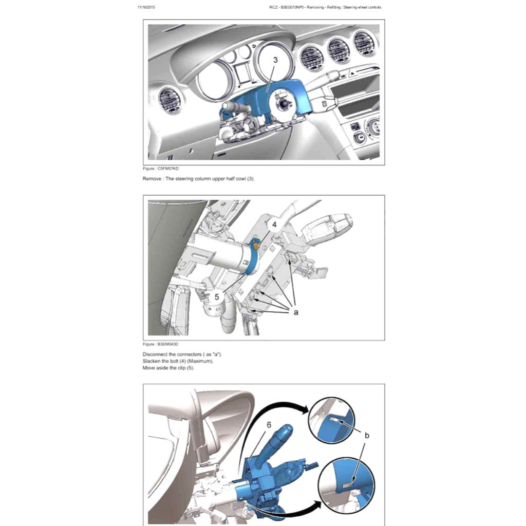 PEUGEOT RCZ (2009-2015) SERVICE WORKSHOP MANUAL - Image 8