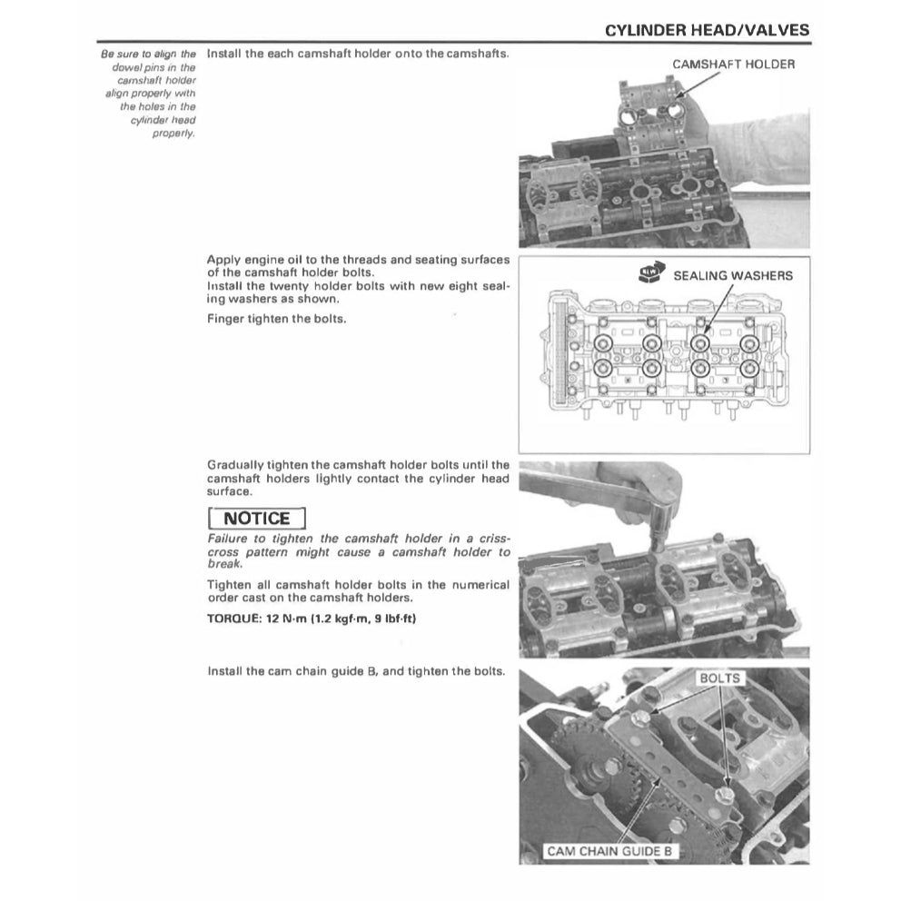 HONDA CB600F/FA HORNET (2007-2013) SERVICE WORKSHOP MANUAL + OWNER MANUAL - Image 8