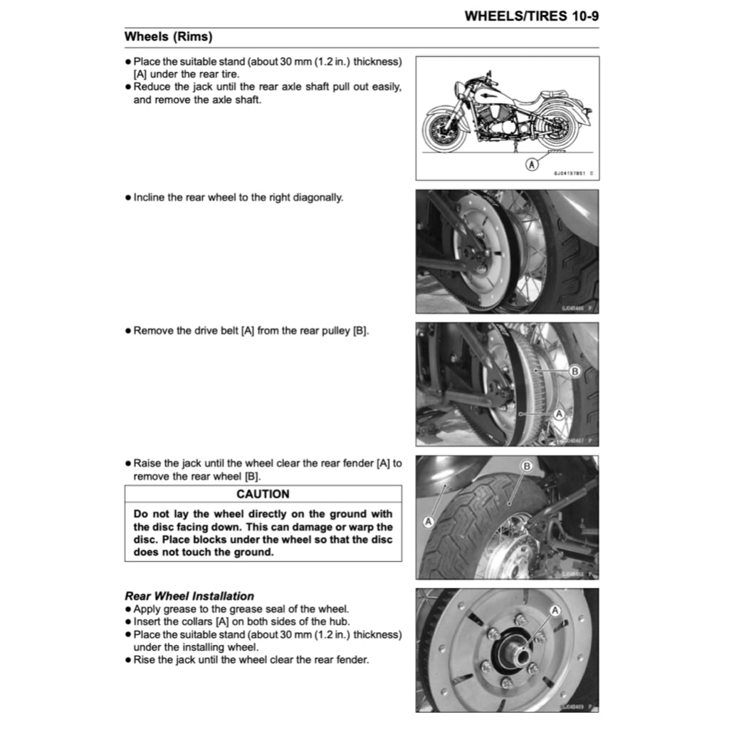 KAWASAKI VULCAN 900 VN900 (2006+) SERVICE WORKSHOP MANUAL + PARTS CATALOGUE + OWNER'S MANUAL - Image 9