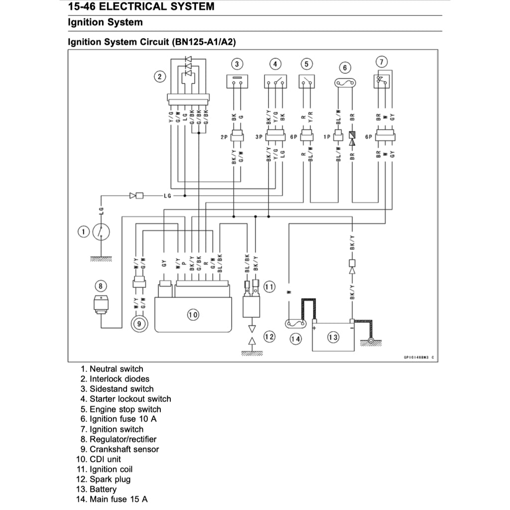 KAWASAKI ELIMINATOR 125 / MODENAS JAGUH 175 (1997-2007) SERVICE WORKSHOP MANUAL + PARTS CATALOGUE + OWNER'S MANUAL - Image 10