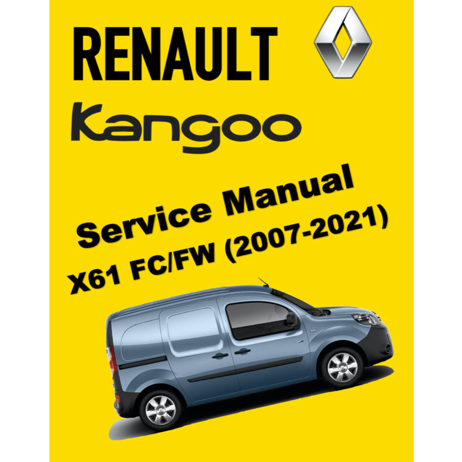 RENAULT KANGOO II X61 FC/FW (2007-2021) SERVICE WORKSHOP MANUAL - Image 2