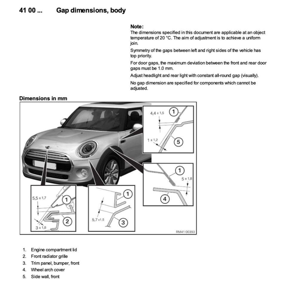 MINI COOPER S F56 (2013+) SERVICE WORKSHOP MANUAL - Image 8