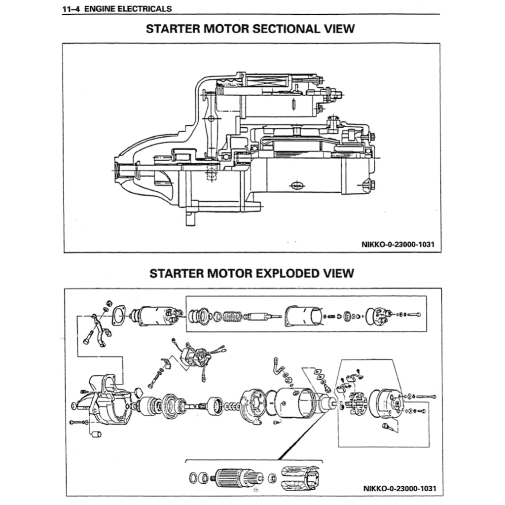 ISUZU ENGINE 4BG1/4BG1T/6BG1 SERVICE WORKSHOP MANUAL - Image 7