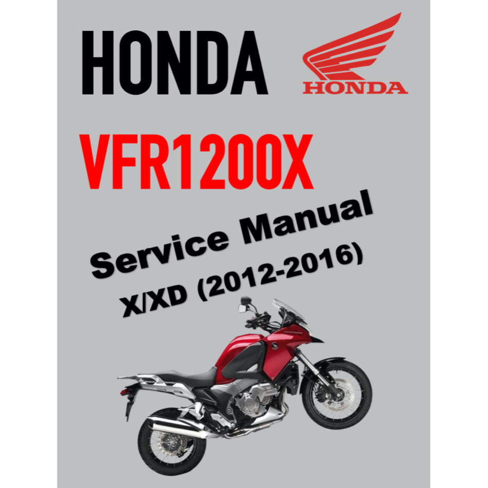 HONDA VFR1200X CROSSTOURER (2012-2016) SERVICE WORKSHOP MANUAL + PARTS CATALOGUE + OWNER MANUAL - Image 2