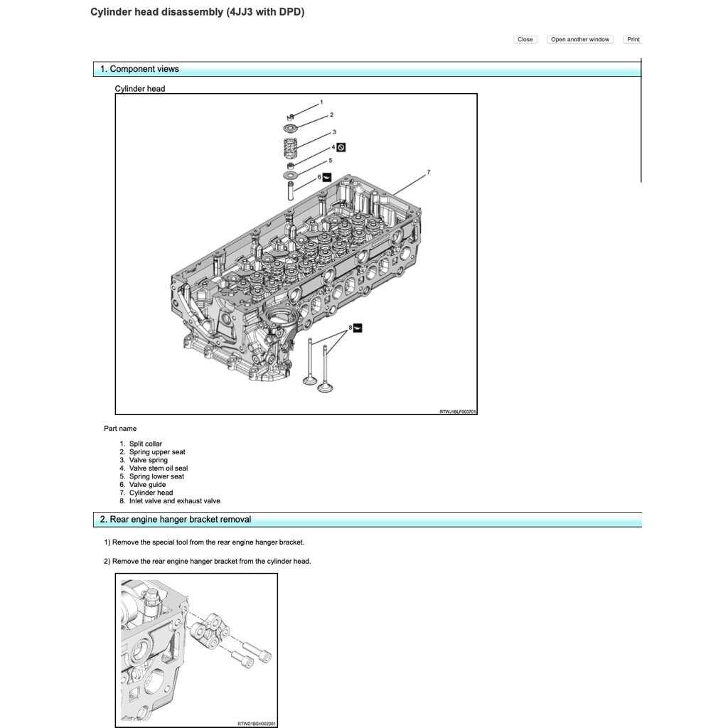 ISUZU D-MAX / MU-X UCR/UCS (2021+) SERVICE WORKSHOP MANUAL - Image 5