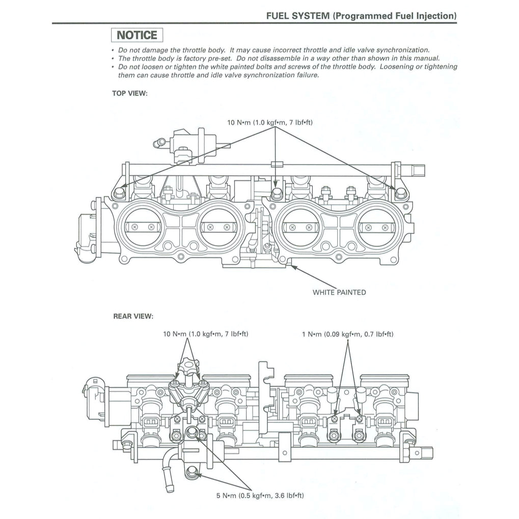 HONDA CB900F 919 HORNET (2002-2007) SERVICE WORKSHOP MANUAL + OWNER MANUAL - Image 8