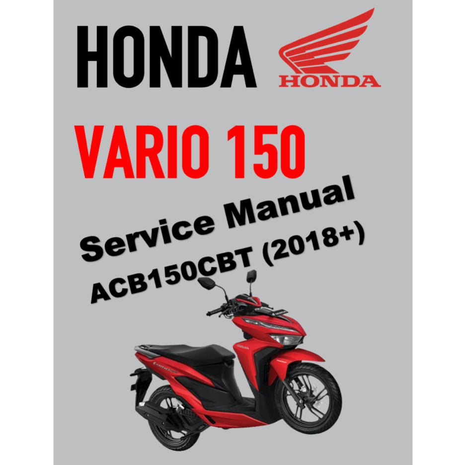 HONDA VARIO 150 VARIO150 CBT (2018+) SERVICE WORKSHOP MANUAL + PARTS CATALOGUE + OWNER'S MANUAL - BAHASA INDONESIA - Image 2