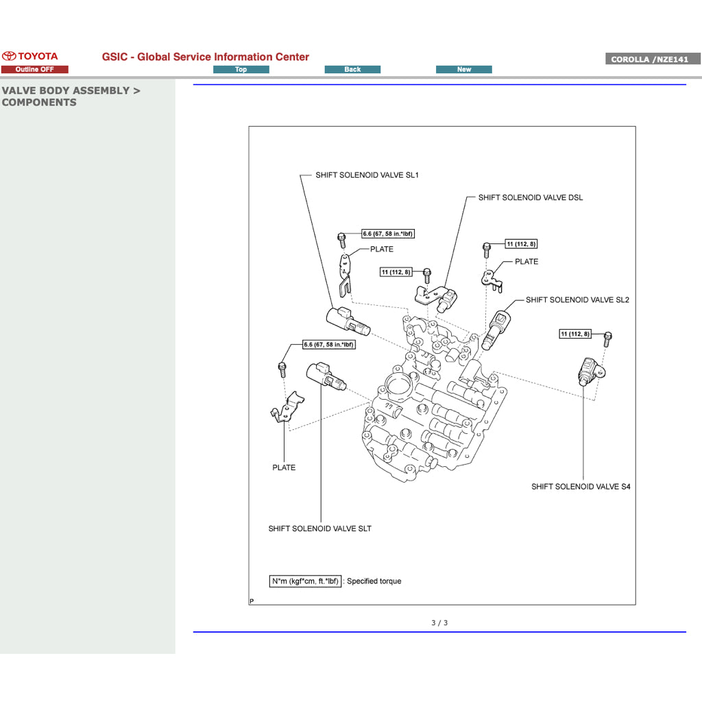 TOYOTA COROLLA ALTIS E141 (2010-2013) SERVICE WORKBOOK WORKSHOP MANUAL - Image 9