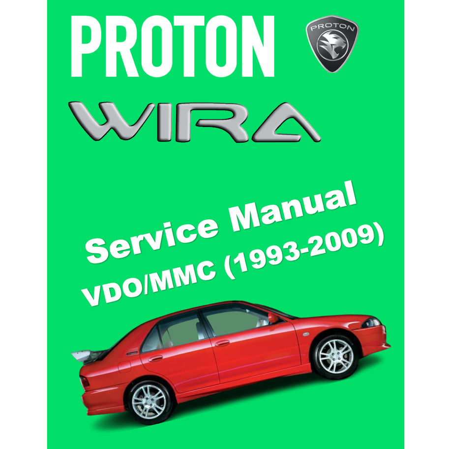 PROTON WIRA VDO / MMC (1993-2009) / MITSUBISHI COLT/LANCER (1992-1995) SERVICE WORKSHOP MANUAL - Image 2