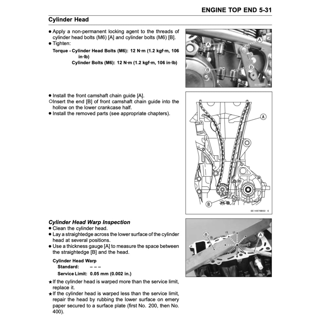 KAWASAKI VULCAN S650 (2015+) SERVICE WORKSHOP MANUAL + PARTS CATALOGUE + OWNER'S MANUAL - Image 8
