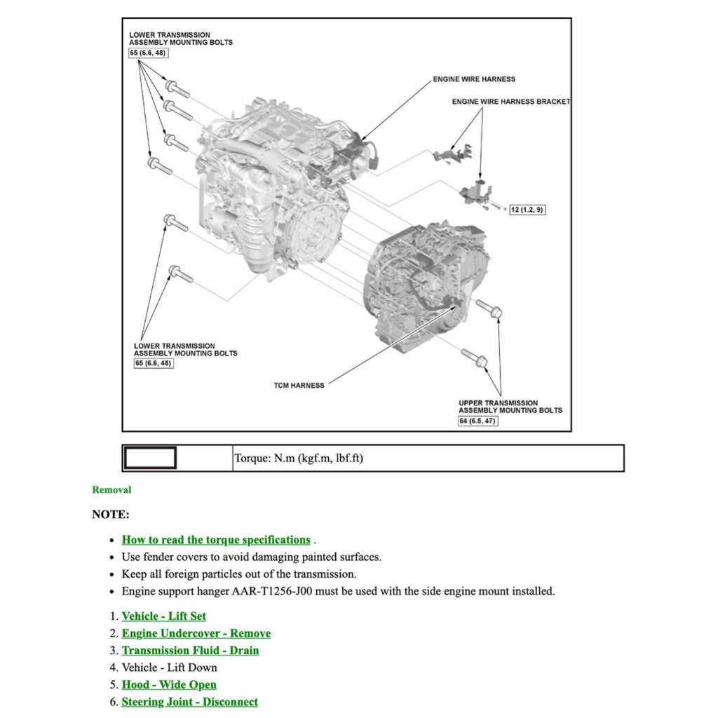 CRV HONDA CR-V RW/RT/RY (2017-2023) SERVICE WORKSHOP MANUAL - Image 8