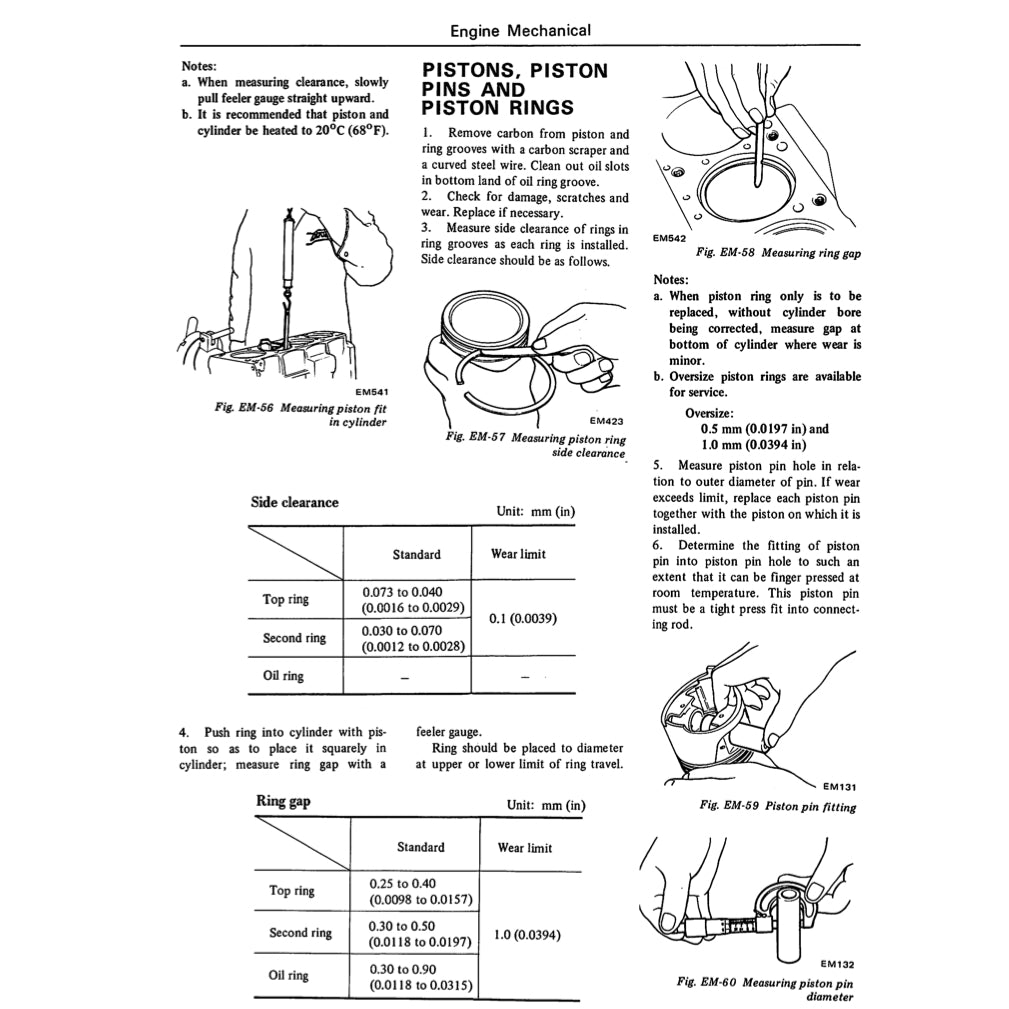 DATSUN VIOLET 710 (1973-1977) SERVICE WORKSHOP MANUAL - Image 7