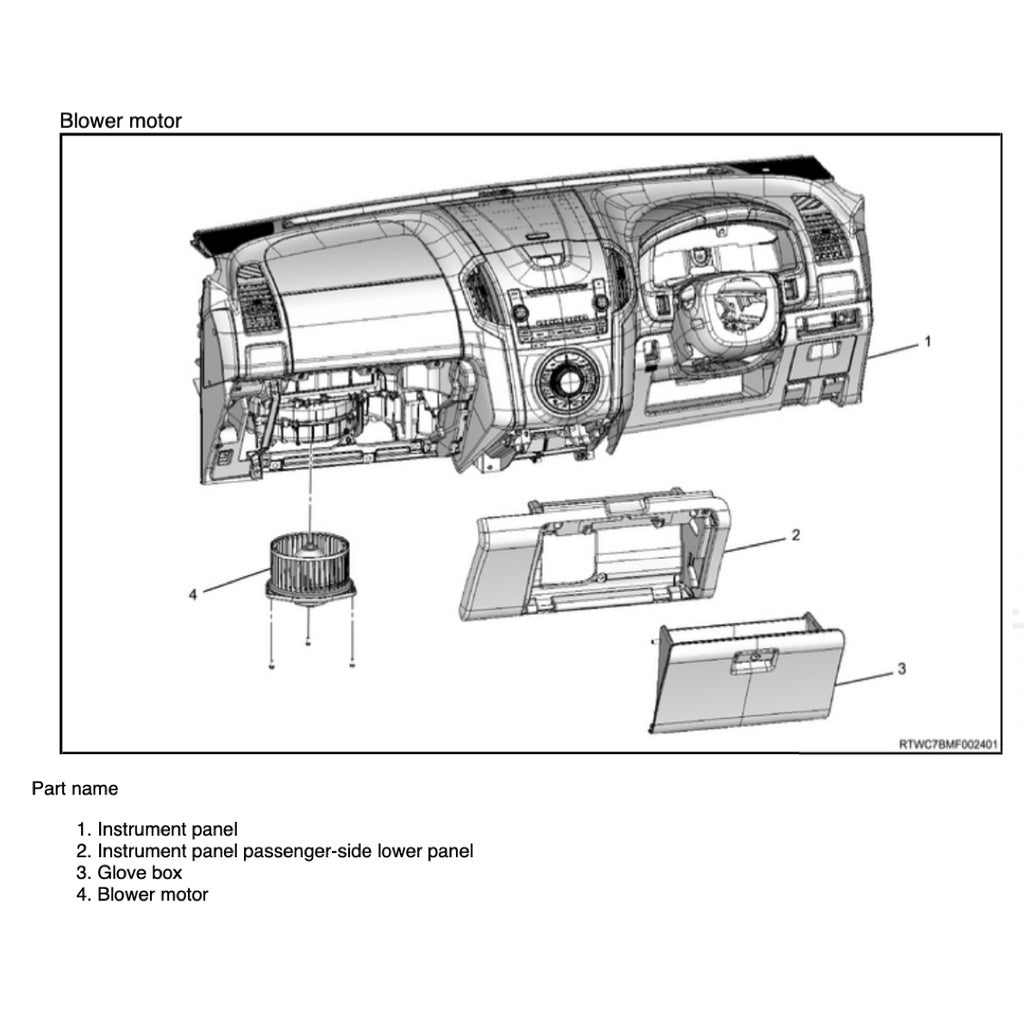 ISUZU MU-X (2013-2020) SERVICE WORKSHOP MANUAL - Image 5
