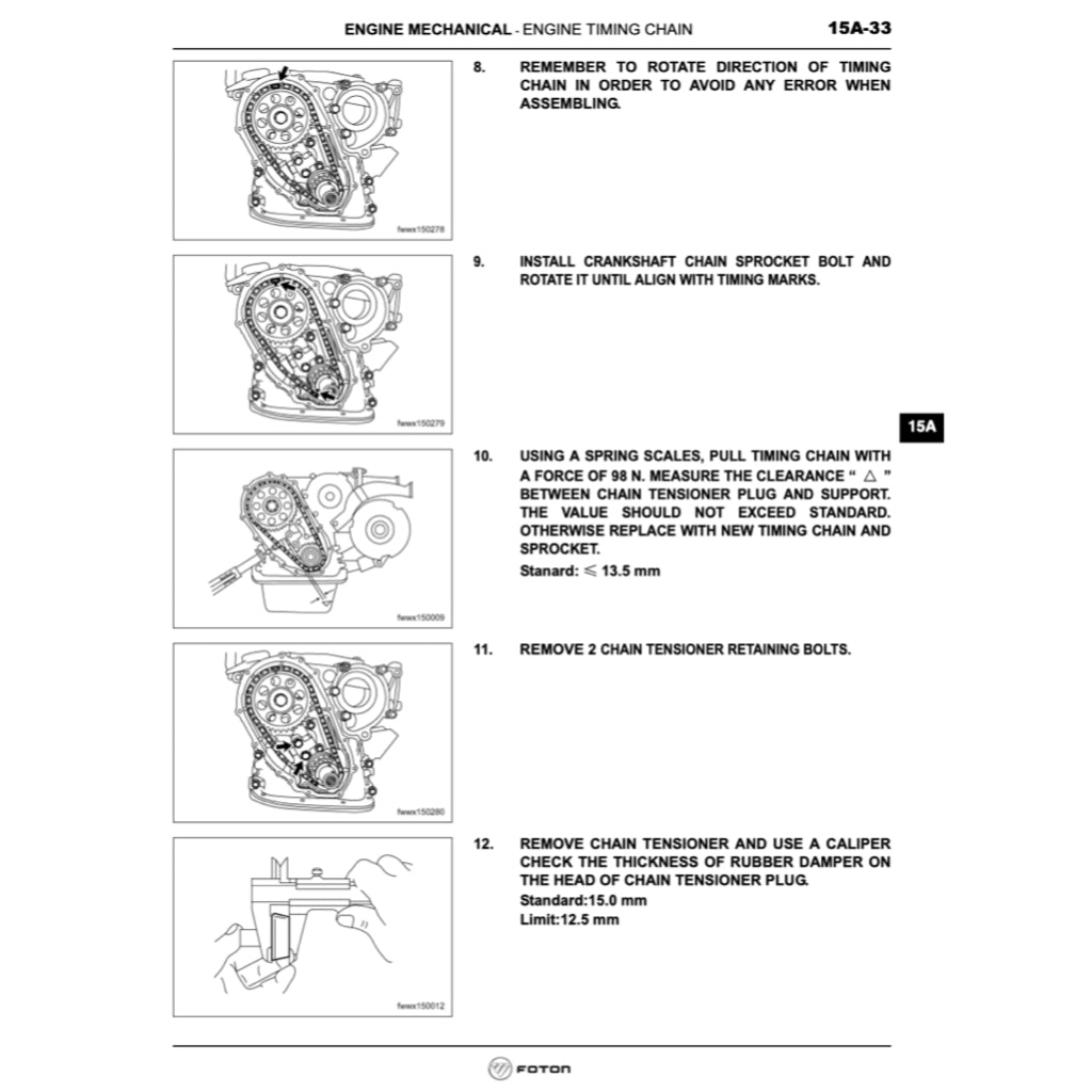 FOTON VIEW C2 (2011-2016) SERVICE WORKSHOP MANUAL - Image 5