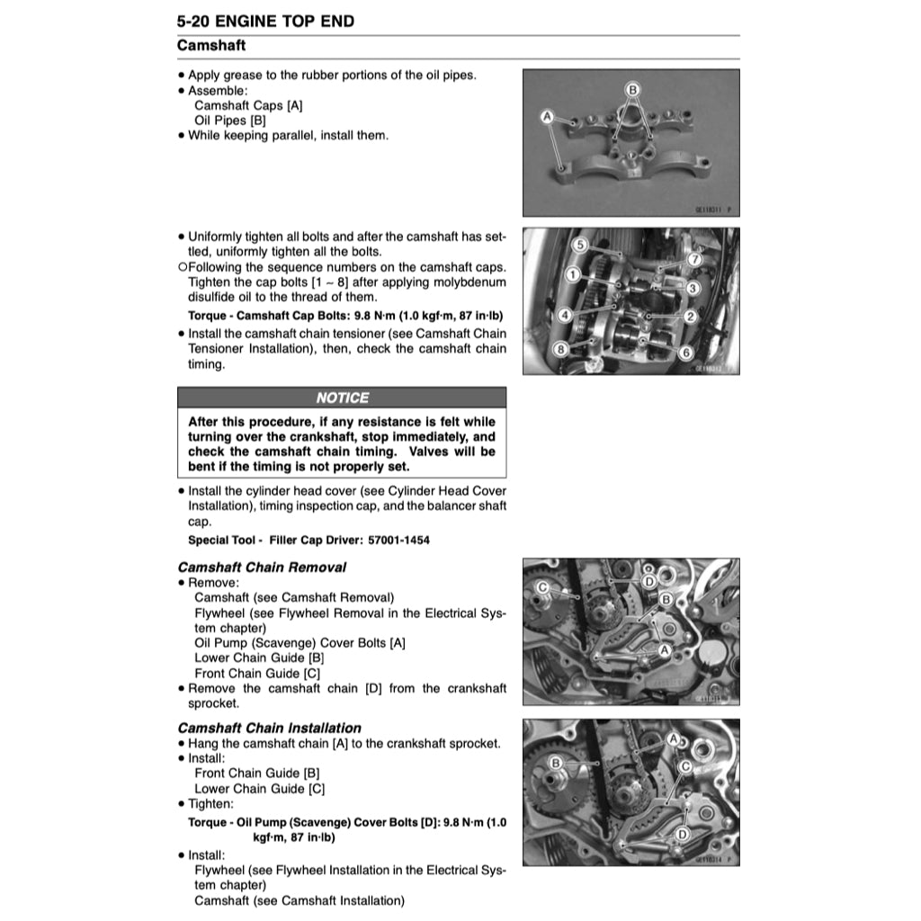 KAWASAKI KLX450R KLX 450R (2008-2016) SERVICE WORKSHOP MANUAL + PARTS CATALOGUE +OWNER'S MANUAL - Image 10