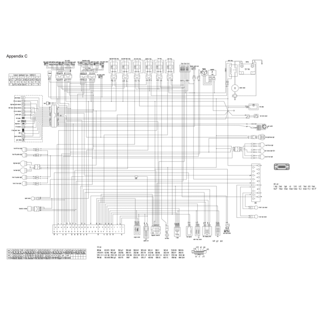 CFMOTO 300SR (2020+) SERVICE WORKSHOP MANUAL + PARTS CATALOGUE+OWNER'S MANUAL - Image 9