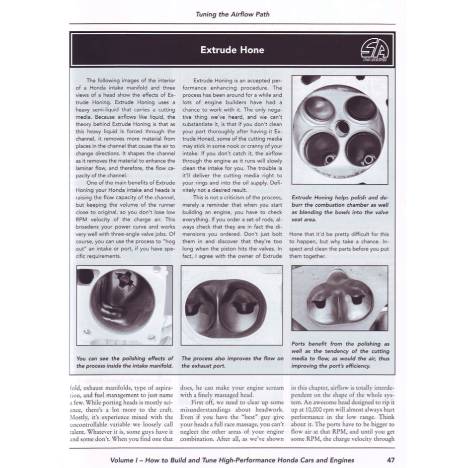 HIGH PERFORMANCE HONDA BUILDER'S HANDBOOK ( B & D series) - SA49 - Image 8